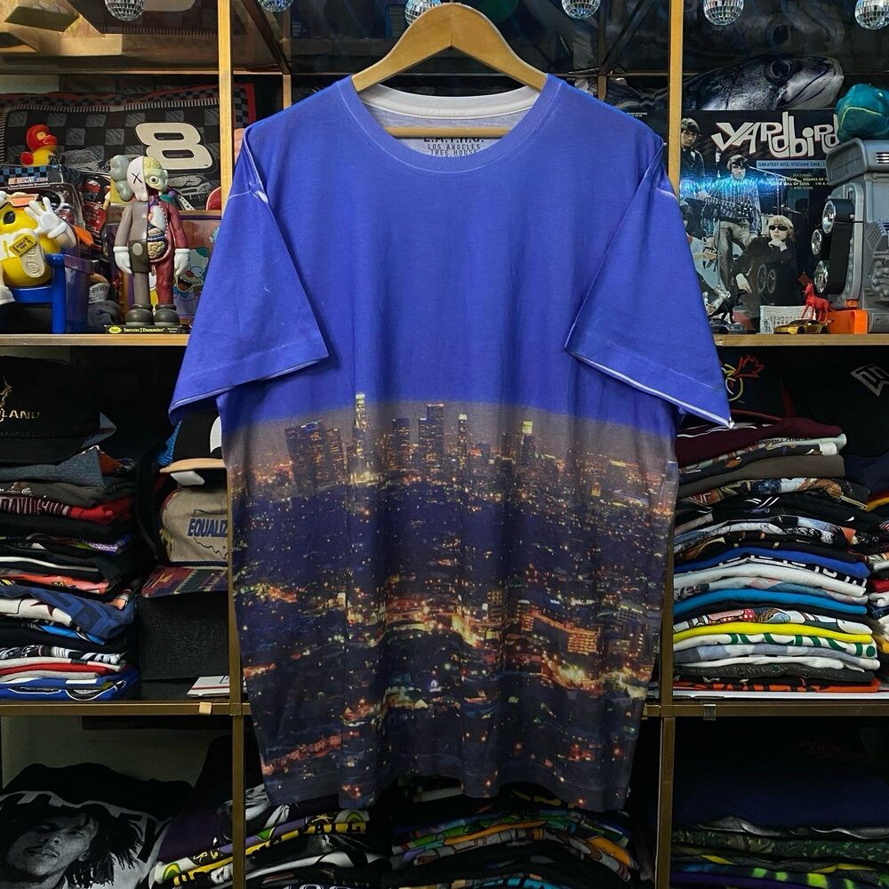 Los Angeles Tree House Club T-Shirt Mens XL LATHC Downtown LA Skyline Graphic